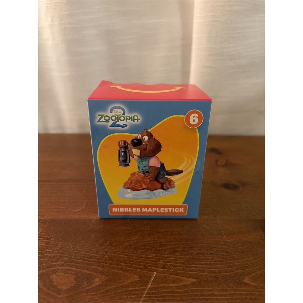2025 McDonald's Disney Zootopia 2 Happy Meal Toy Hibbles Maplestick New In Box